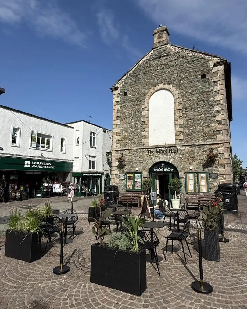 Twisted Willow at the Moot Hall