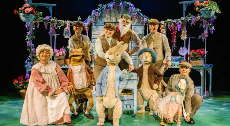 Happy Birthday Peter Rabbit family musical at The Victoria Wood Theatre in Bowness-on-Windermere