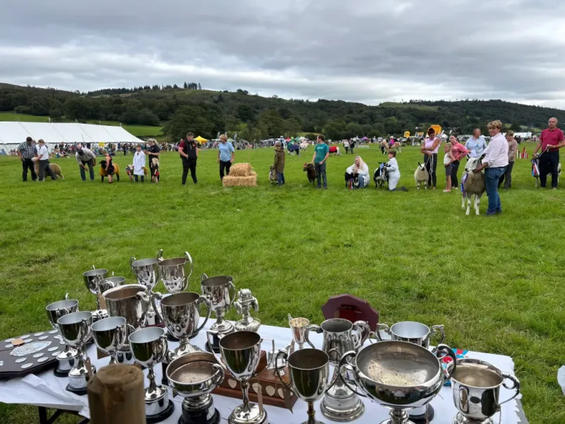 Hawkshead Show in the Vale of Esthwaite, Lake District